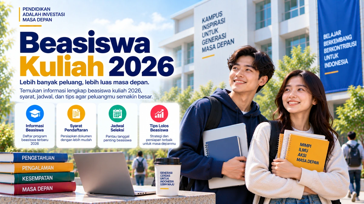 Beasiswa Kuliah 2026: Pilihan Program, Syarat, dan Cara Mendapatkannya