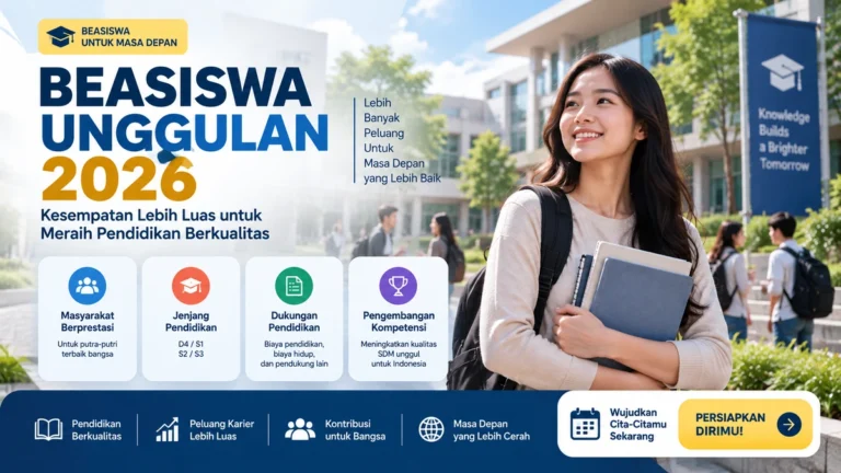 Beasiswa Unggulan 2026: Jadwal, Syarat, Jenjang, dan Tahapan Seleksi Terbaru
