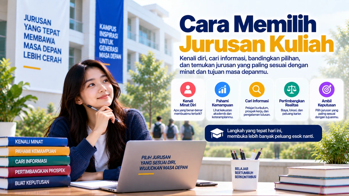 Cara Memilih Jurusan Kuliah yang Tepat Sesuai Minat dan Kemampuan
