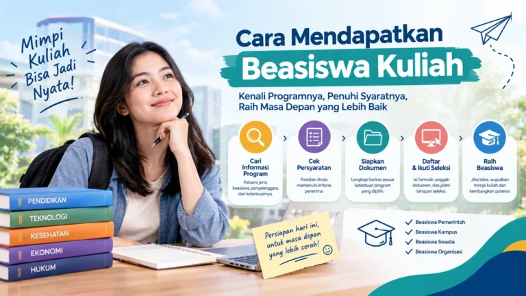 Cara Mendapatkan Beasiswa Kuliah: Panduan Persiapan dari Mencari Program hingga Lolos Seleksi