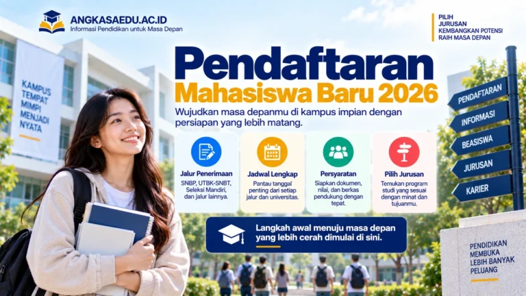 Pendaftaran Mahasiswa Baru 2026: Jalur Masuk, Jadwal, Syarat, dan Cara Daftar