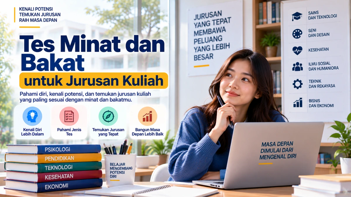 Tes Minat dan Bakat untuk Jurusan Kuliah: Cara Menemukan Pilihan yang Tepat